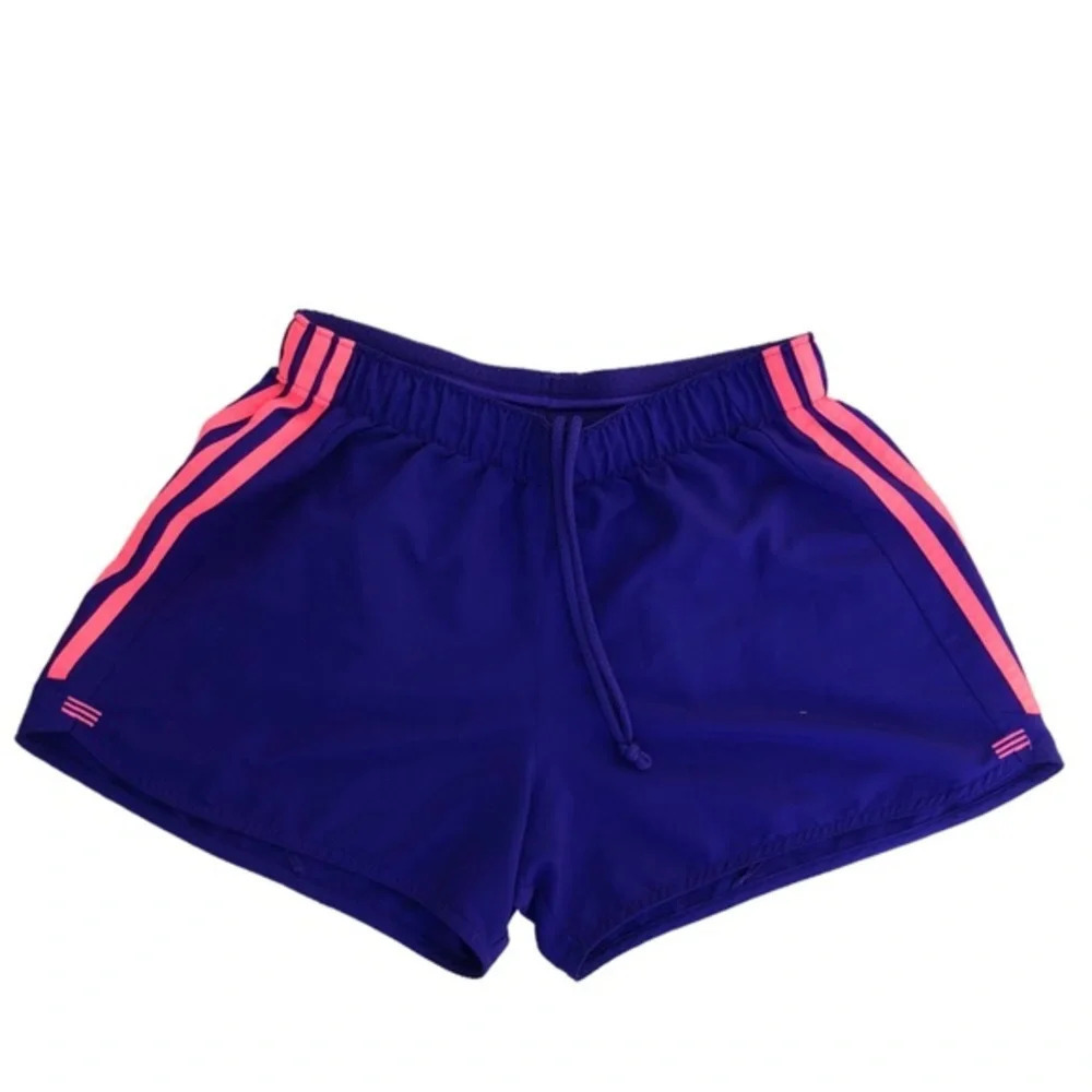 Adidas Fun Colors Drawcord Athletic Shorts  Size M